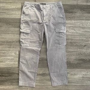Eddie Bauer River Rock Cargo Pants, Color is Ash, Size is 10